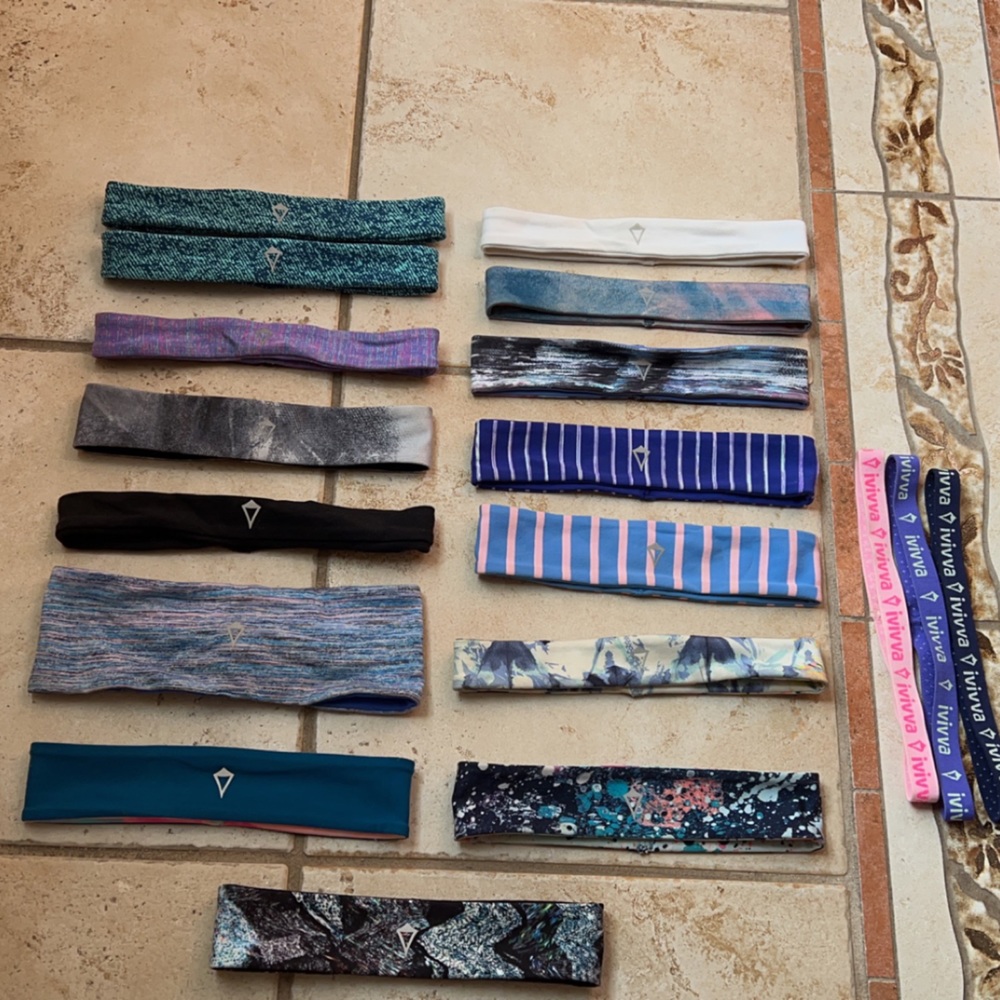 Ivivva Headbands with grip (every single one is for sale; bought together)